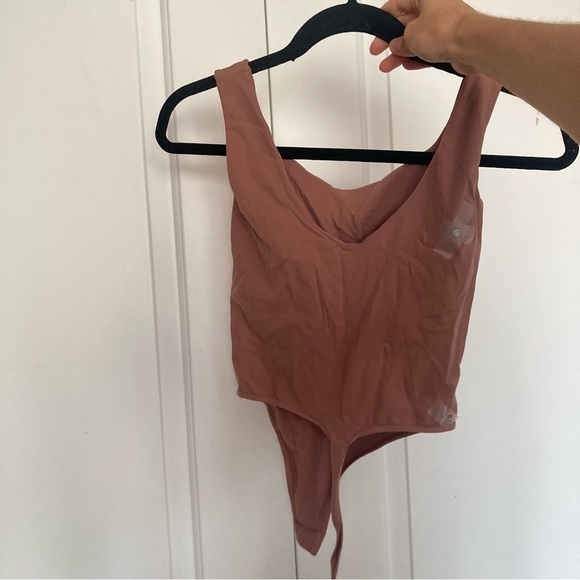 NWOT Intimately Free People Clean Lines Bodysuit Rose Sz XS/S - Picture 4 of 7